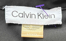 Load image into Gallery viewer, Calvin Klein Womens Black Long Sleeve Collared Ruffle Button-Up Shirt Size Large