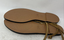 Load image into Gallery viewer, Zara Womens Brown Suede Open Toe Ankle Strap Sandals Size EUR 39
