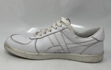 Load image into Gallery viewer, Authentic Tory Burch Womens Hank Court White Leather Sneakers Shoes Size 7 M