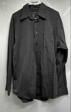 Load image into Gallery viewer, Banana Republic Mens Gray Long Sleeve Spread Collar Button-Up Shirt Size L