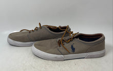 Load image into Gallery viewer, Polo Ralph Lauren Mens Faxon Low Brown Blue Lace-Up Sneaker Shoes Size 10.5D