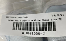 Load image into Gallery viewer, Nike Kids Flex Runner 3 FN1478 Light Blue White Slip-On Sneaker Shoes Size 7C