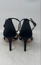 Load image into Gallery viewer, Lauren Ralph Lauren Womens Allie Black Stiletto Heel Ankle Strap Sandals Size 5B