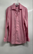 Load image into Gallery viewer, Banana Republic Mens Pink Long Sleeve Non-Iron Stretch Button-Up Shirt Size L