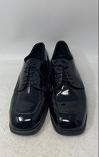 Load image into Gallery viewer, Perry Ellis Mens Black Patent Leather Lace-Up Oxford Dress Shoes Size 10.5 M