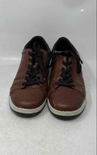 Load image into Gallery viewer, Tommy Hilfiger Mens Trapeze Brown Leather Lace-Up Sneaker Shoes Size 10.5