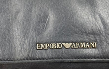 Load image into Gallery viewer, Authentic Emporio Armani Womens Brown Leather Card Holder Clutch Wallet Worn