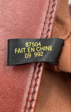 Load image into Gallery viewer, Authentic Etienne Aigner Womens Dark Brown Leather Crossbody Purse Stained