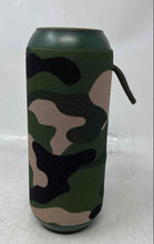 Load image into Gallery viewer, Onn Green Rugged Camouflage Print Portable Wireless Bluetooth Speaker Not Tested