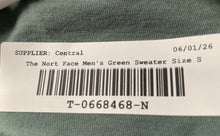 Load image into Gallery viewer, The North Face Mens Green Cotton Long Sleeve Crew Neck Pullover T-Shirt Size S