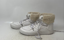 Load image into Gallery viewer, Tommy Hilfiger Womens White Leather Lace-Up High Top Sneaker Shoes Size 8.5M