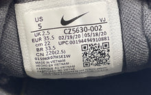 Load image into Gallery viewer, Nike Womens Reposto CZ5630-002 Black White Lace-Up Running Shoes Size 5