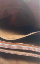 Load image into Gallery viewer, Fossil Womens Kyler Brown Pebbled Leather Detachable Strap Magnetic Satchel Bag