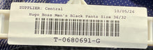 Load image into Gallery viewer, Hugo Boss Mens Black Flat Front Pockets Straight Leg Chino Pants Size 36/32