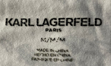 Load image into Gallery viewer, Karl Lagerfeld Womens Multicolor Short Sleeve Crew Neck Graphic T-Shirt Size M