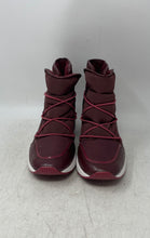 Load image into Gallery viewer, Michael Kors Womens Lula Burgundy Signature Print Leather Ankle Booties Size 8M