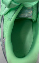 Load image into Gallery viewer, Reebok Kids Classic Leather Green Silver Low Top Lace-Up Sneaker Shoes Size 6.5