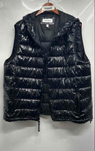 Load image into Gallery viewer, Calvin Klein Mens Black Sleeveless Pockets Hooded Full-Zip Puffer Vest Size XL