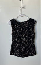 Load image into Gallery viewer, The Limited Womens Black Lace Overlay Sleeveless Round Neck Blouse Top Size XS
