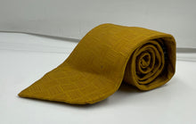 Load image into Gallery viewer, Salvatore Ferragamo Mens Yellow Geometric Print Silk Designer Tie Made In Italy