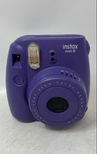 Load image into Gallery viewer, Fujifilm Instax Mini 8 Purple Built-In-Flash Instant Camera In Case Not Tested