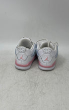 Load image into Gallery viewer, Nike Kids Air Jordan 4 Retro IB7070-100 White Lace-Up Sneaker Shoes Size 7C