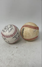 Load image into Gallery viewer, Lot Of 2 Pcs Wilson White Red Stitch Autographed Baseball Sports Balls