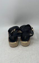 Load image into Gallery viewer, Michael Kors Womens Black Open Toe Espadrille Sandals Size 8M