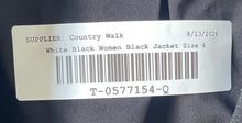 Load image into Gallery viewer, White House Black Market Womens Black Long Sleeve Two-Button Blazer Size 4