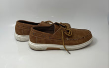 Load image into Gallery viewer, Xray Mens Brown Leather Moc Toe Low Top Lace-Up Boat Shoes Size 12