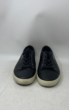 Load image into Gallery viewer, Ecco Mens Black Leather Low Top Round Toe Lace-Up Sneaker Shoes Size 10