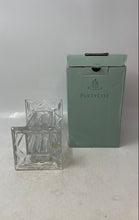 Load image into Gallery viewer, PartyLite Clear Engraved Quad Prism Pedestal Home Decor Candle Holder With Box
