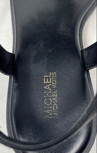 Load image into Gallery viewer, Michael Kors Womens Lolita Black Leather Pom-Pom Thong Sandals Size 7M