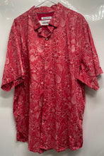 Load image into Gallery viewer, Tommy Bahama Mens Red White Pineapple Print Pima Cotton Button-Up Shirt Size XXL