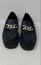 Load image into Gallery viewer, Aldo Womens Brixton Black Slip-On Platform Loafers Shoes Size 6M