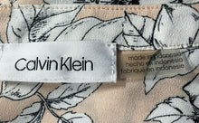 Load image into Gallery viewer, Calvin Klein Womens Pink Floral Flap Pocket Long Sleeve Button-Up Shirt No Size