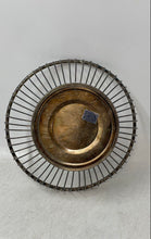 Load image into Gallery viewer, Vintage Mid-Century Modern Silver-Tone Round Bread Or Fruit Wire Basket