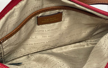 Load image into Gallery viewer, Authentic Lauren Ralph Lauren Womens Red Shoulder Crossbody Handbag