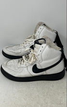 Load image into Gallery viewer, Nike Mens Air Force 1 High 306351-101 White Black Lace-Up Sneaker Shoes Size 12