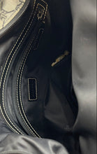 Load image into Gallery viewer, Ralph Lauren Womens Multicolor Monogram Bottom Studs Inner Pockets Shoulder Bag
