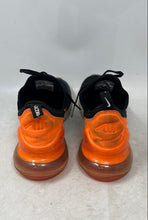 Load image into Gallery viewer, Nike Mens Air Max 270 AH8050-030 Black And Orange Lace-Up Sneakers Shoes Size 11
