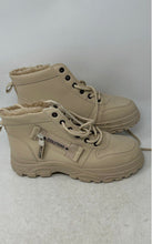 Load image into Gallery viewer, Evolutions Womens Taupe Round Toe Lace-Up Ankle Snow Boots Size 43
