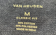 Load image into Gallery viewer, Van Heusen Mens Blue Classic Fit Long Sleeve 1/4 Zip Pullover Sweater Size M