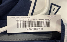Load image into Gallery viewer, Nike Boys Blue Dallas Cowboys Dak Prescott #4 Football-NFL Jersey Size M
