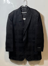 Load image into Gallery viewer, Pronti Mens Black Printed Long Sleeve Notch Collar 2-Button Blazer Size XXL