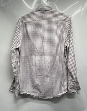 Load image into Gallery viewer, J.Crew Mens White Check Printed Flex Washed Classic Fit Button-Up Shirt Size M