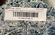 Load image into Gallery viewer, Michael Kors Womens Multicolor Printed Sleeveless V-Neck A-Line Dress Size 1X