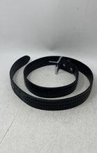 Load image into Gallery viewer, Unbranded Mens Black Engraved Leather Adjustable Dress Belt Size 42