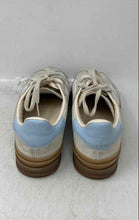 Load image into Gallery viewer, Adidas Kids Gazelle Bold Beige Blue Low Top Lace-Up Sneaker Shoes Size 5