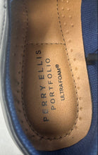 Load image into Gallery viewer, Perry Ellis Portfolio Mens Black Jackard Ultra Foam Loafer Shoes Size 9.5